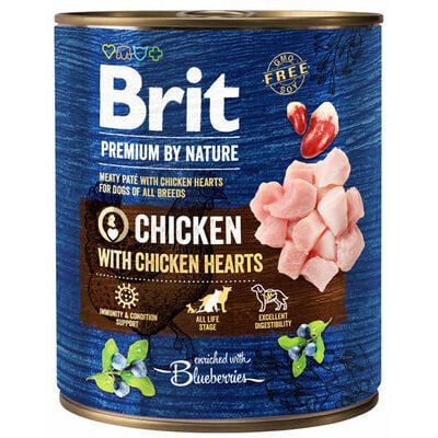 brit-premium-by-nature-wet-chicken-with-hearts-800-g-mitra-bariba-suniem.spm.48551-b1 Brit Premium By Nature Chicken With Hearts Nassfutter für Hunde, 800 g – Bild 1